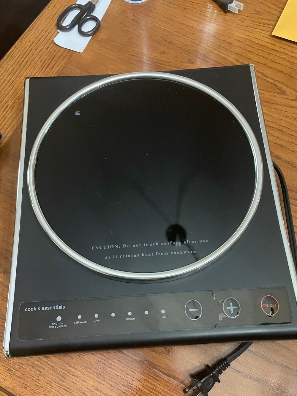 Black Single Induction Cooktop - Picture 7 of 7